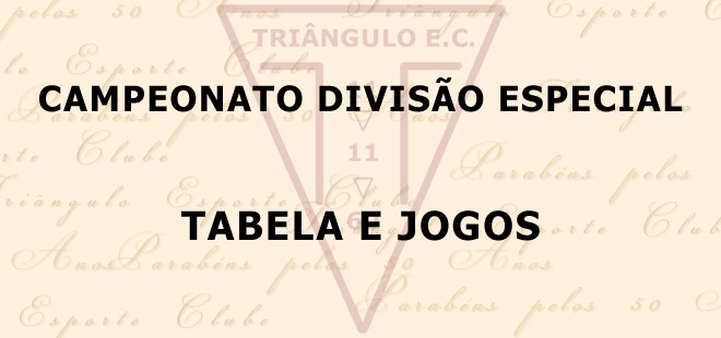 Tabela e Jogos